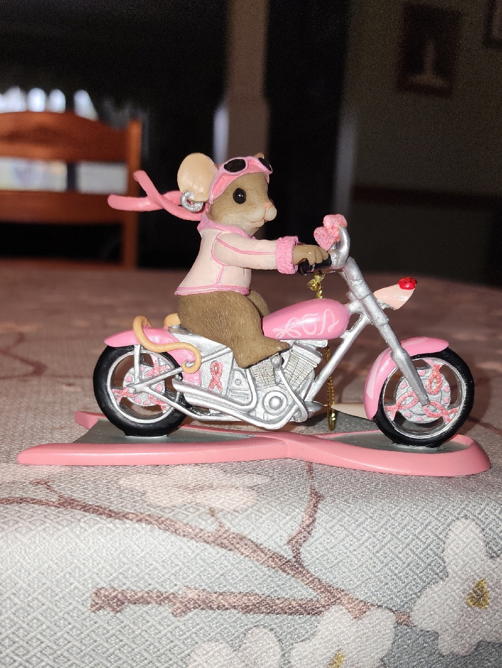 Charming Tails Riding On Faith Figurine